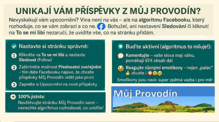 UNIKAJÍ VÁM NA FB MŮJ PROVODÍN PŘÍSPĚVKY? NECHODÍ VÁM UPOZORNĚNÍ NA VŠECHNY?